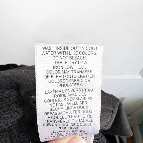 FRAME Ali High Rise Ankle Skinny Jeans Noir Black Classic Stretch Size 27 - Picture 12 of 12